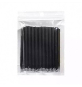 Microbrushes in a bag, black (100pcs/pack)