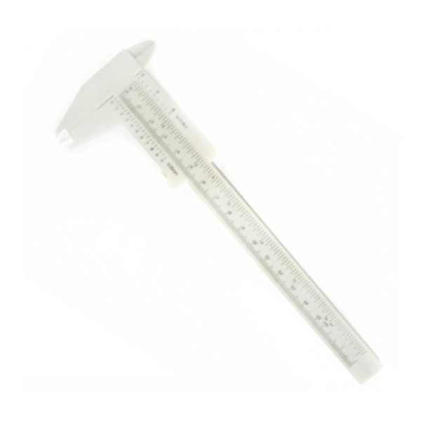 Eyebrow caliper, white