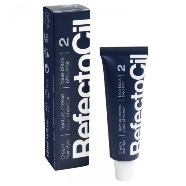 Eyebrow and eyelash tint Refectocil №2 (black-blue)