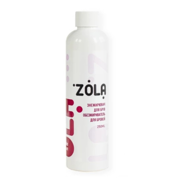 Обезжириватель для бровей ZOLA, 250 мл