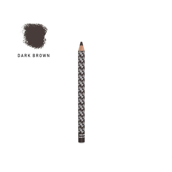 Powder eyebrow pencil ZOLA, dark brown