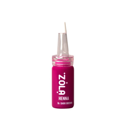 Henna for eyebrows ZOLA 06 Dark Brown, 10 g