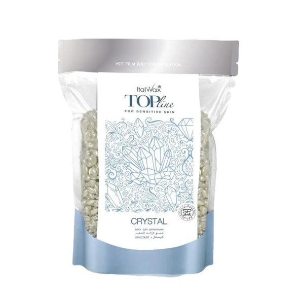 Film wax in granules Top Line Crystal white ItalWax, 750 g