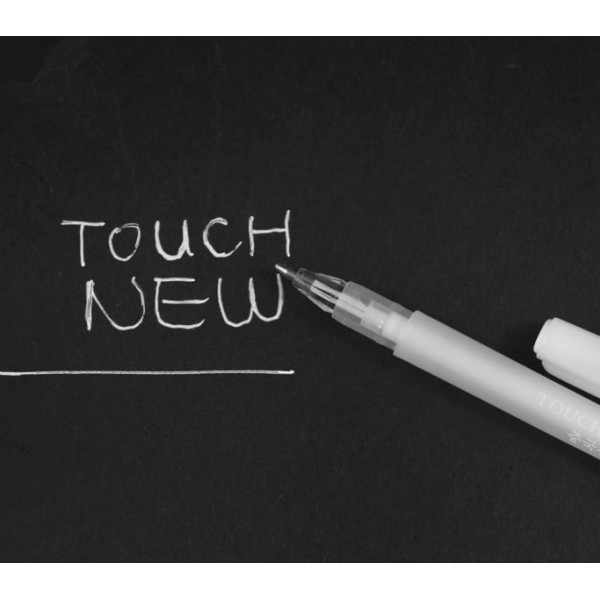 Gel pen for marking eyebrows Touchnew (white)