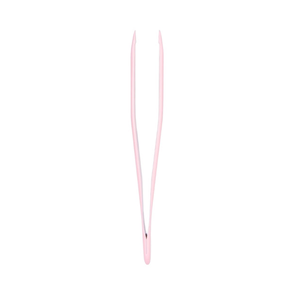 Пинцет для бровей Staleks BEAUTY and CARE 11/5 (точечный, розовый)