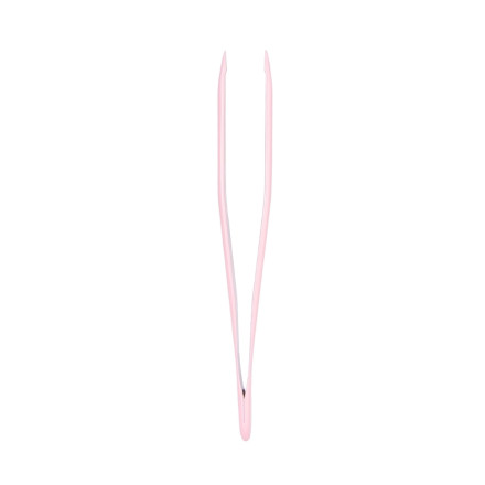 Пинцет для бровей Staleks BEAUTY and CARE 11/5 (точечный, розовый)