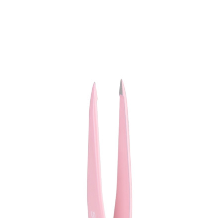 Пинцет для бровей Staleks BEAUTY and CARE 11/5 (точечный, розовый)
