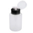 Transparent with black lid