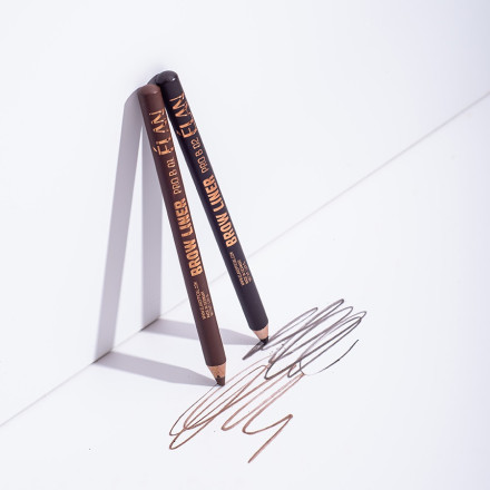 Powder eyebrow pencil ELAN Brow Liner PRO B 01 medium brown