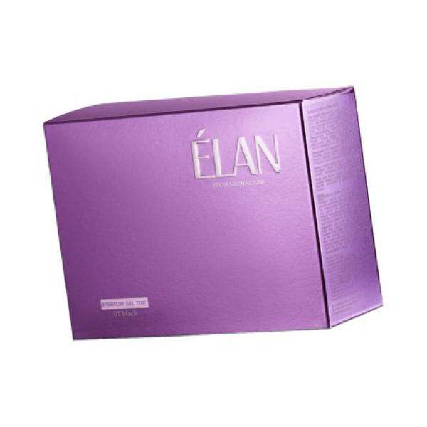 Гель-фарба для брів та вій ELAN professional line 01 black (упаковка)