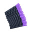 Black with purple flocking