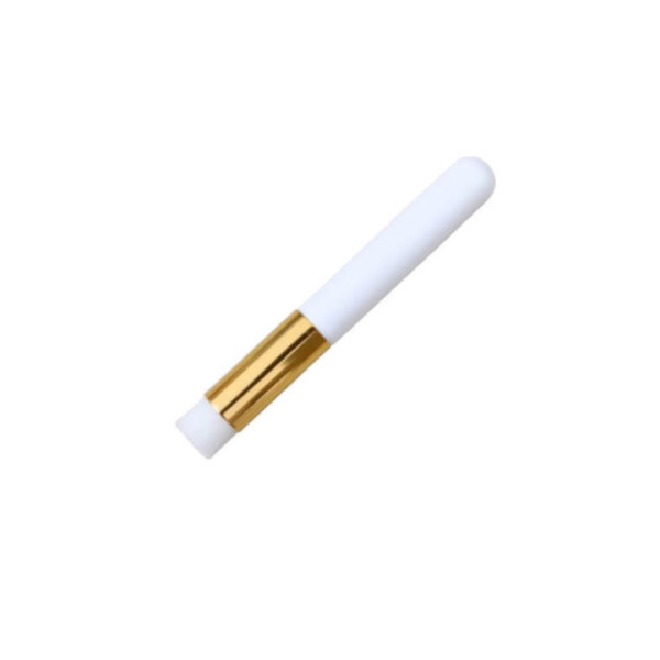 Eyebrow and eyelash brush, straight, white