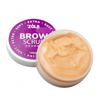 Peeling drobnoziarnisty do brwi ZOLA ORANGE, 100 ml
