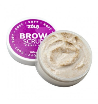 Peeling drobnoziarnisty do brwi ZOLA VANILLA, 100 ml
