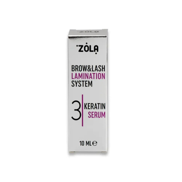 Composition No.3 for lamination ZOLA Keratin Serum, 10 ml