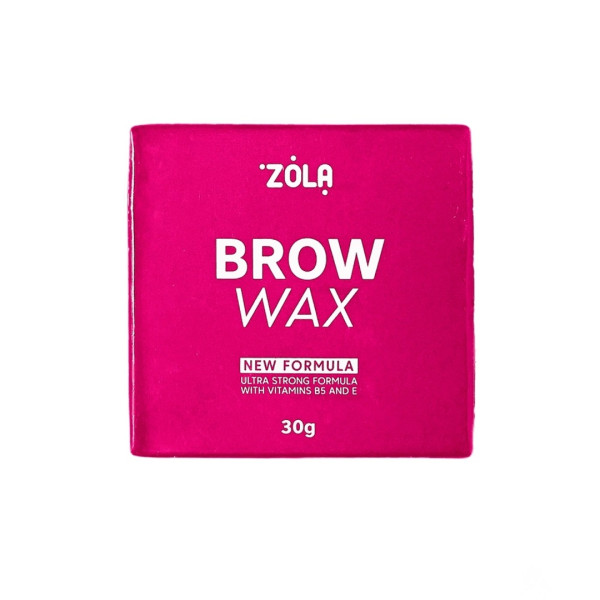 Воск для укладки бровей Brow Wax ZOLA (розовый), 30 г