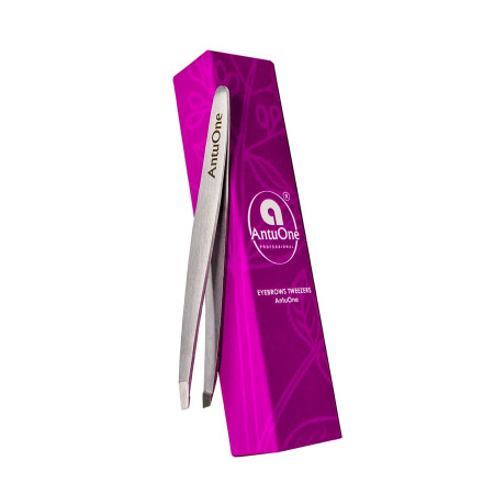 Eyebrow tweezers professional AntuOne (beveled)