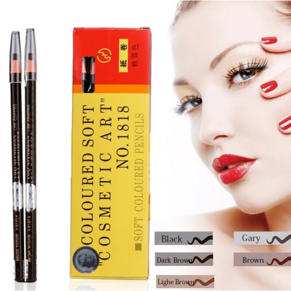 Kredka do brwi Cosmetic art 1818, czarna