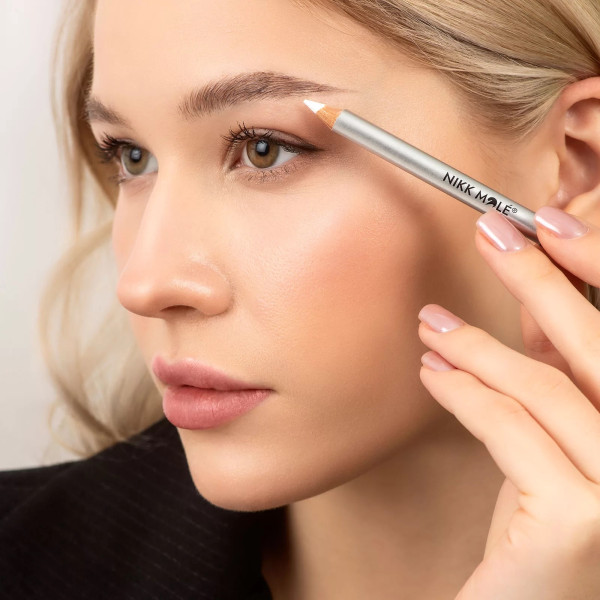 Карандаш Nikk Mole BROW PASTE, белый