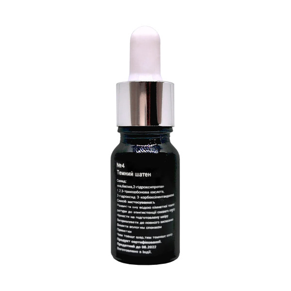 Henna do brwi Permanent Lash & Brow Ciemny Szatan, 10 ml