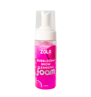 Eyebrow foam cleansing pink ZOLA Bubblegum Brow Cleansing, 150 ml