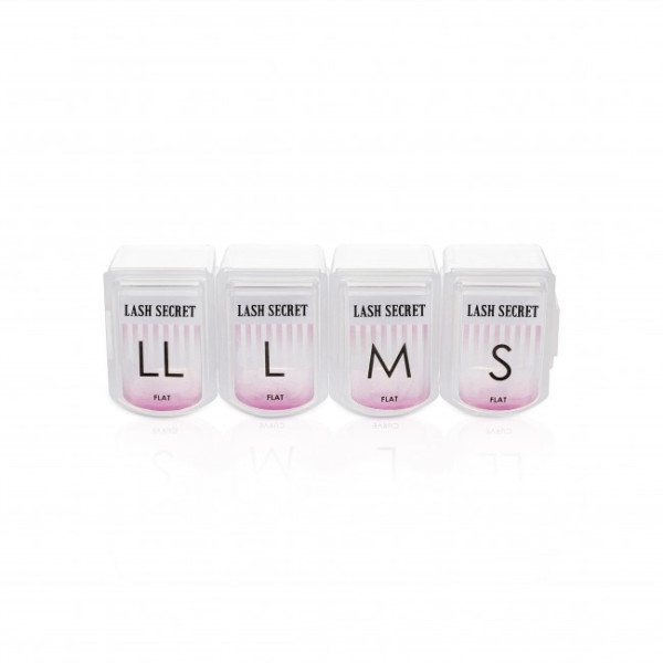 Lokówki z nacięciami Lash Secret (flat, 4 pary)