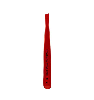 Пинцет для бровей STALEKS PRO EXPERT 11 TYPE 3 Red TE-11/3