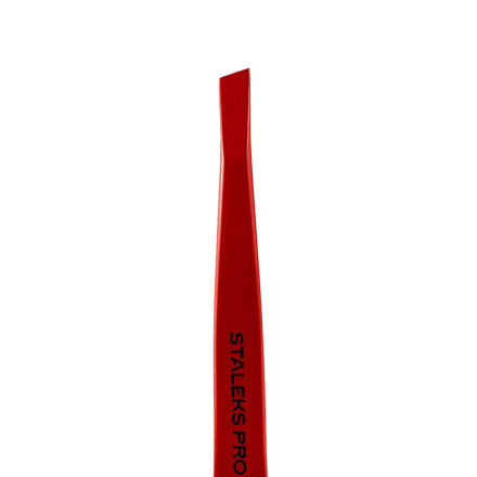 Пінцет для брів STALEKS PRO EXPERT 11 TYPE 3 Red TE-11/3