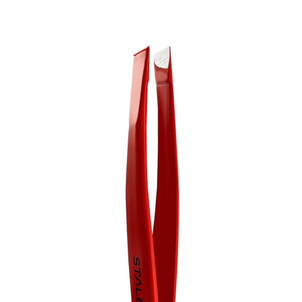 Пінцет для брів STALEKS PRO EXPERT 11 TYPE 3 Red TE-11/3