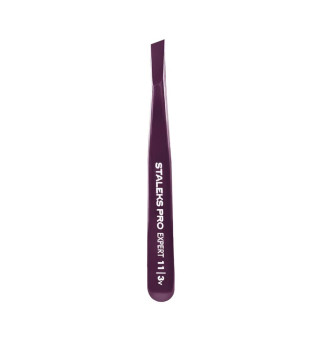 Eyebrow tweezers STALEKS PRO EXPERT 11 TYPE 3 Violet TE-11/3