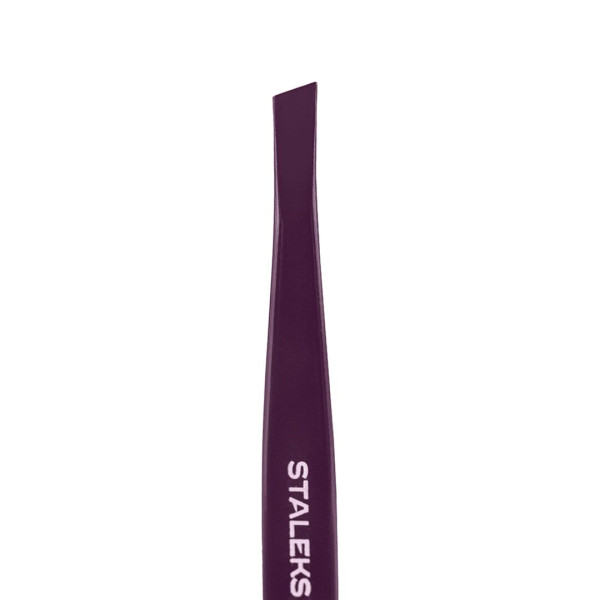 Пінцет для брів STALEKS PRO EXPERT 11 TYPE 3 Violet TE-11/3