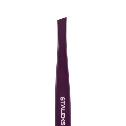 Пінцет для брів STALEKS PRO EXPERT 11 TYPE 3 Violet TE-11/3
