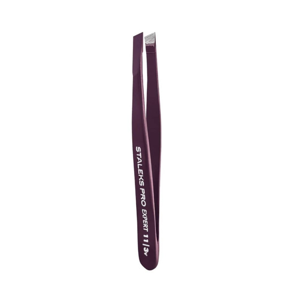 Пінцет для брів STALEKS PRO EXPERT 11 TYPE 3 Violet TE-11/3