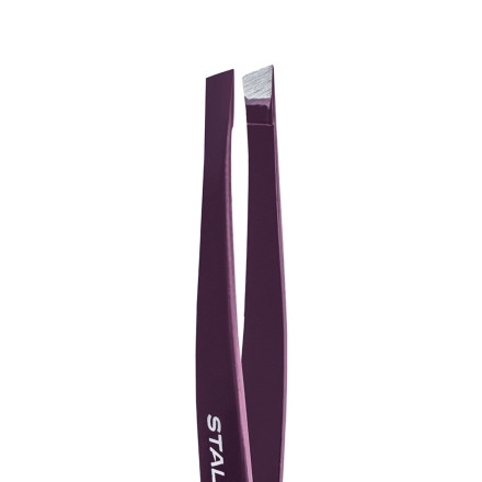 Пінцет для брів STALEKS PRO EXPERT 11 TYPE 3 Violet TE-11/3