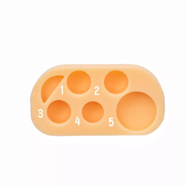 Silicone palette of lamimaker (orange)
