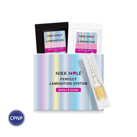Nikk Mole eyelash and eyebrow lamination mini set