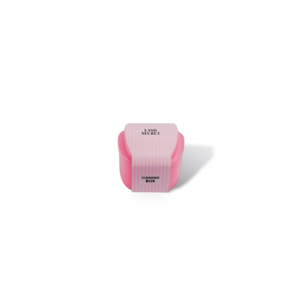 Box for cleaning (soaking) and disinfection of curlers and tools (pink)