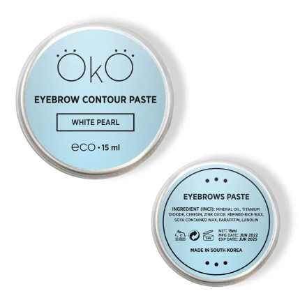 Паста для бровей OKO Eyebrow Contour Paste White Pearl, 15 мл