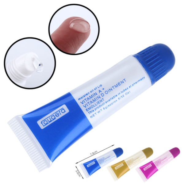 Fougera healing gel with vitamins A and D in a tube, blue
