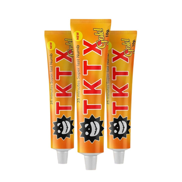 Anesthetic cream TKTX 40% 10 g, gold