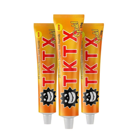 Anesthetic cream TKTX 40% 10 g, gold