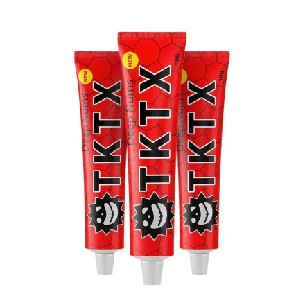 Anesthetic cream TKTX 40% 10 g, red