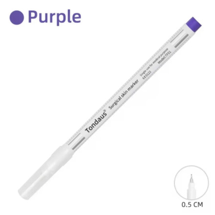 Surgical marker Tondaus 0.5 difficult to erase, purple