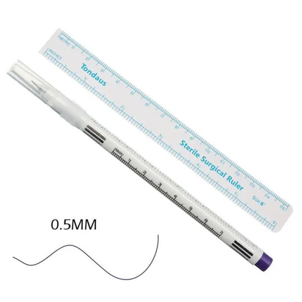 Surgical marker Tondaus 0.5 difficult to erase, purple