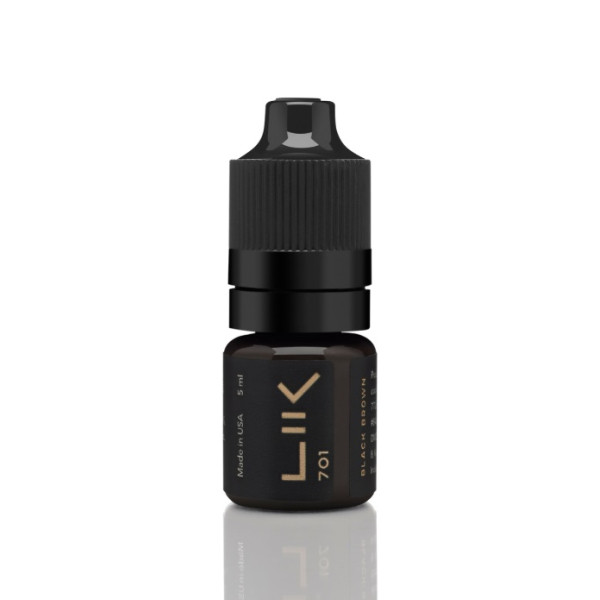Pigment Lik Brows 701 Black Brown do makijażu permanentnego, 5 ml