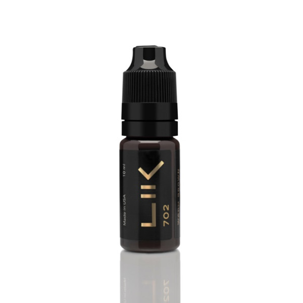 Пігмент Lik Brows 702 Warm Brown для перманентного макіяжу, 10 мл