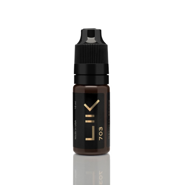 Pigment Lik Brows 703 Natural Brown do makijażu permanentnego, 10 ml