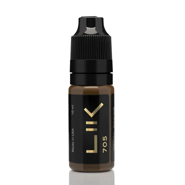 Пігмент Lik Brows 705 Solar Brown для перманентного макіяжу, 10 мл