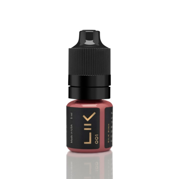 Пигмент Lik Lips 001 Silk Pink для перманентного макияжа, 5 мл