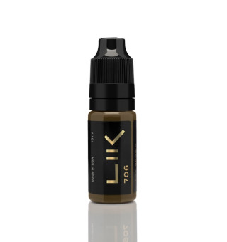 Pigment Lik Brows 706 Coy Brown do makijażu permanentnego, 10 ml